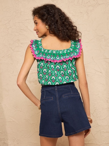 love & roses Regular Jeans i blå