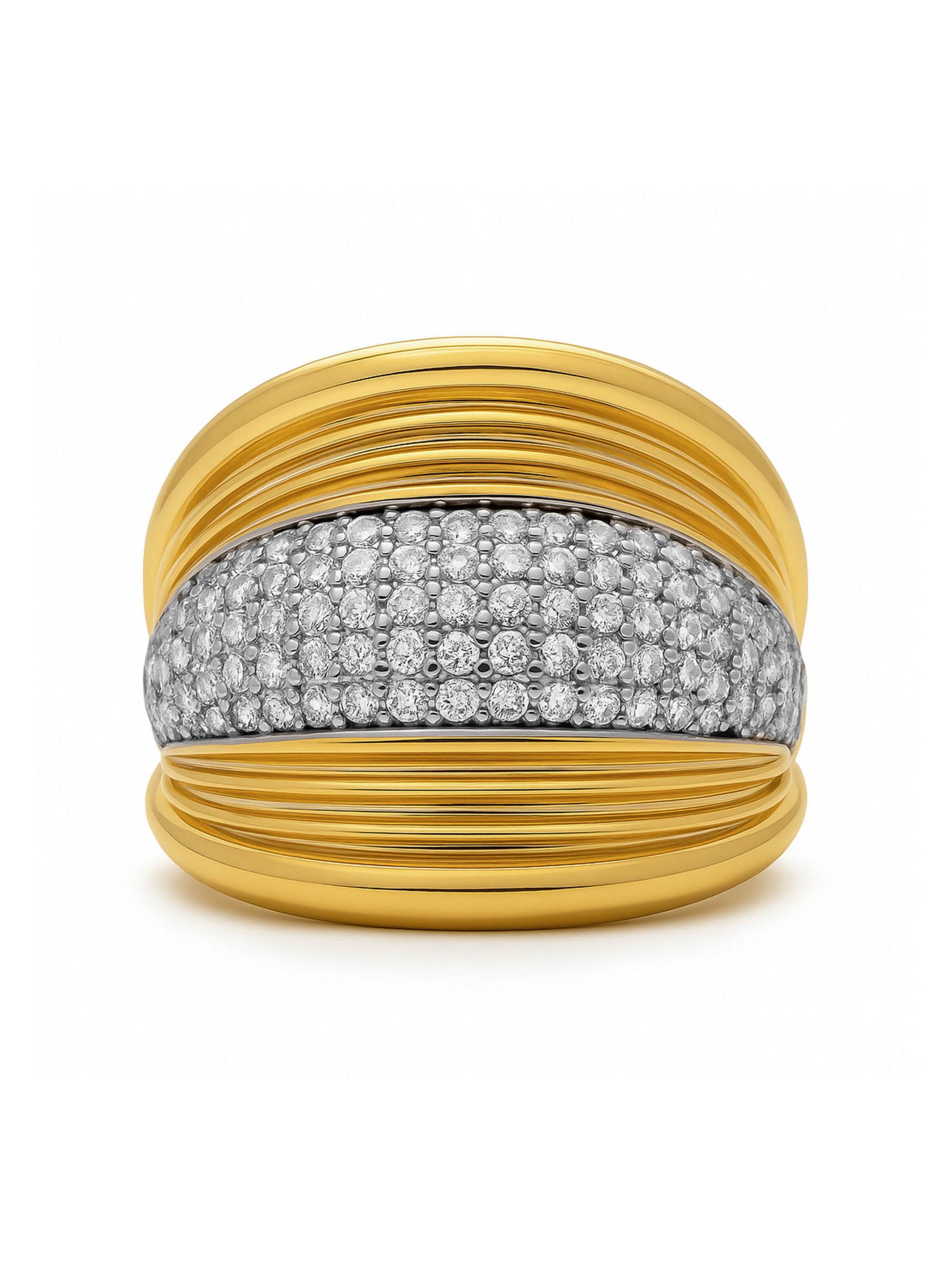 Luxenter Ring 'Lilfu' in Goud