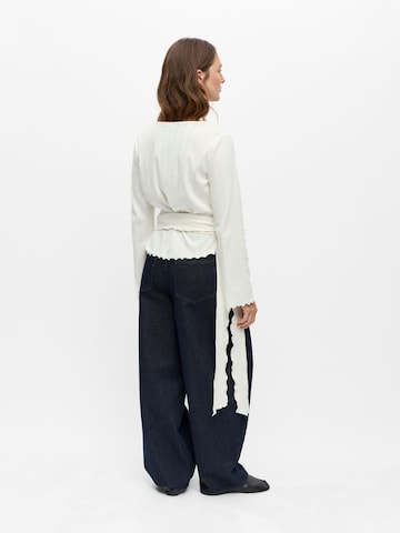 OBJECT Gebreid vest in Wit