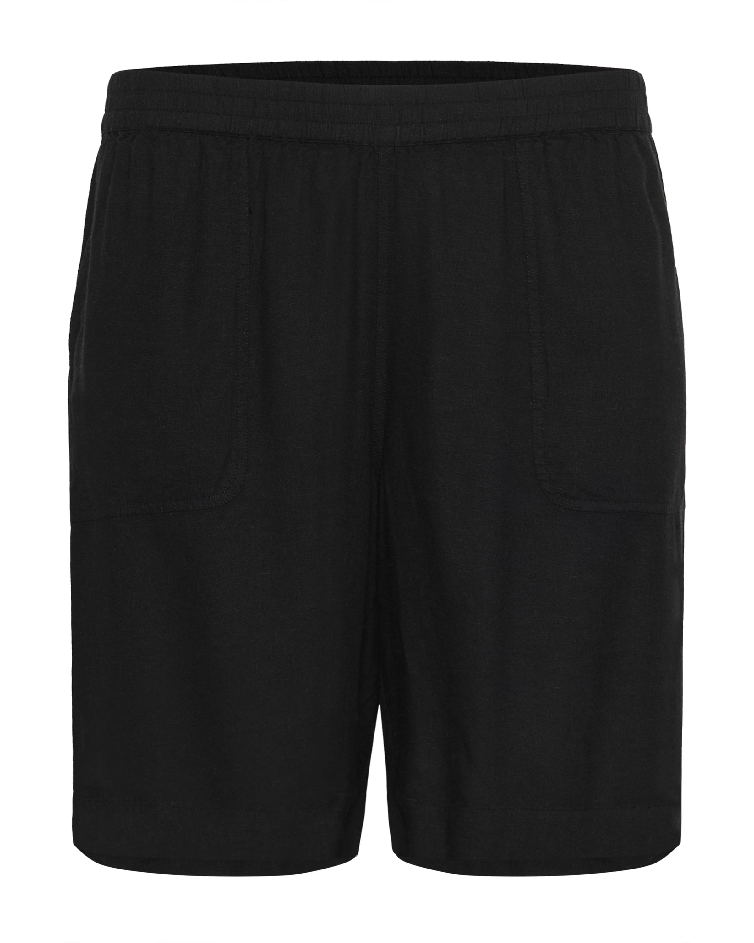 KAFFE CURVE Wide leg Byxa 'Mille' i svart: framsida