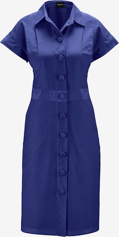 MADELEINE Blousejurk in Blauw: voorkant