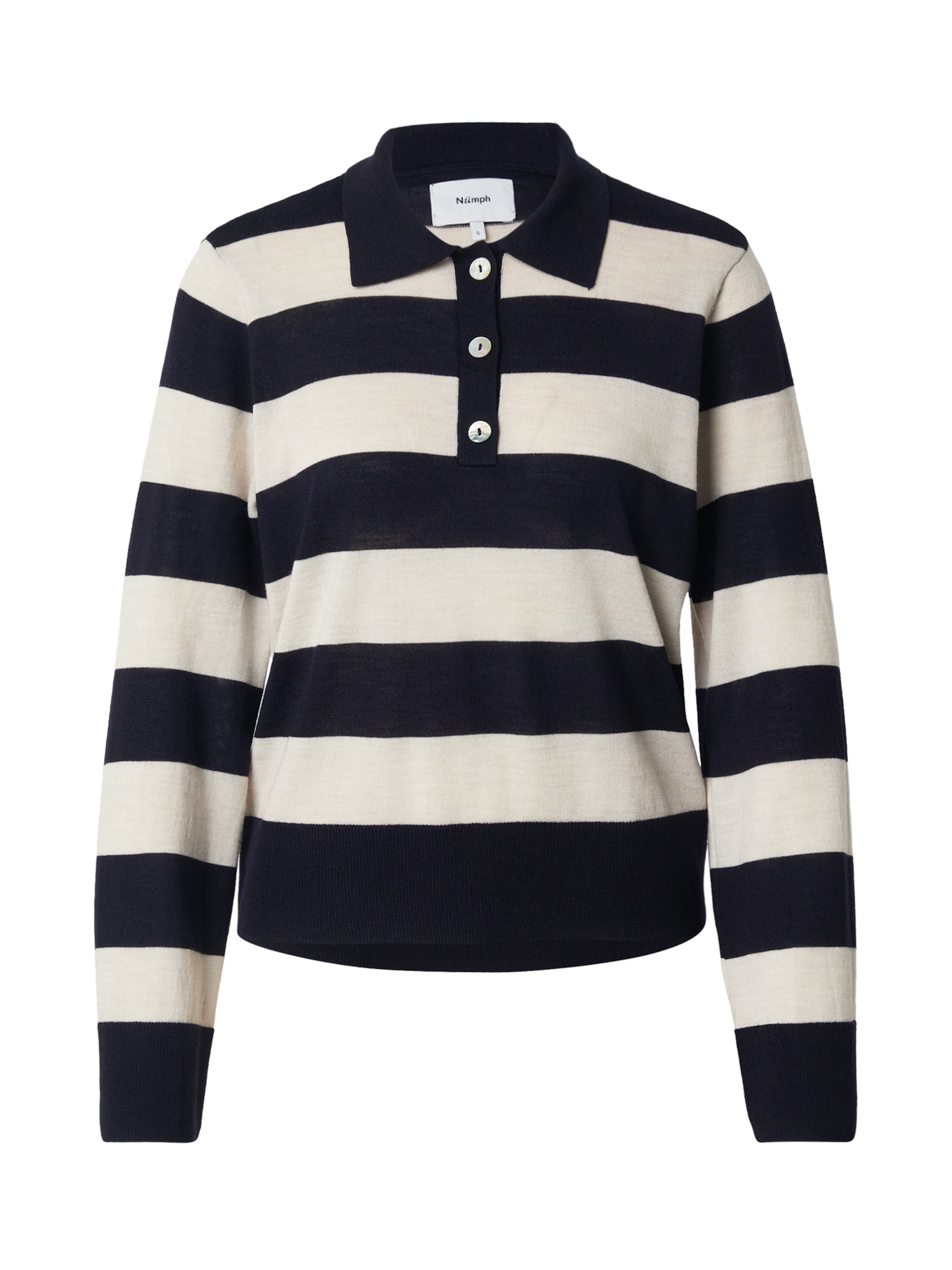 NÜMPH Πουλόβερ 'CHIA' σε μπλε: μπροστά