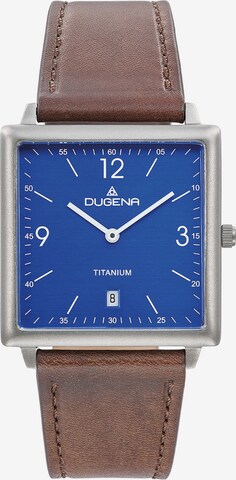 DUGENA Analog Watch in Blue: front