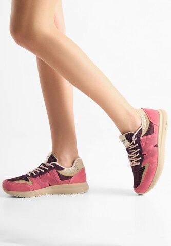 WODEN Sneakers laag 'Rigmor Open' in Roze: voorkant