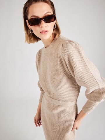 VILA - Vestido de punto en beige
