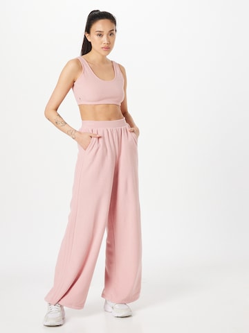 ADIDAS ORIGINALS Wide leg Παντελόνι σε ροζ