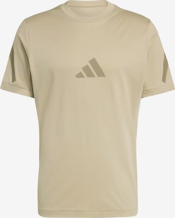 ADIDAS SPORTSWEAR Performance shirt 'Z.N.E' in Beige: front