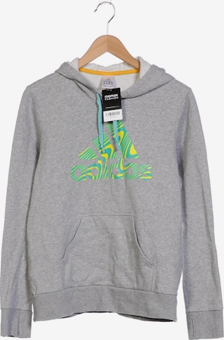 ADIDAS PERFORMANCE Sweatshirt & Zip-Up Hoodie in L in Grey: front