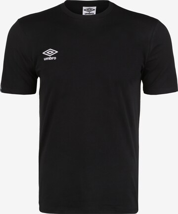 T-Shirt fonctionnel UMBRO en noir : devant