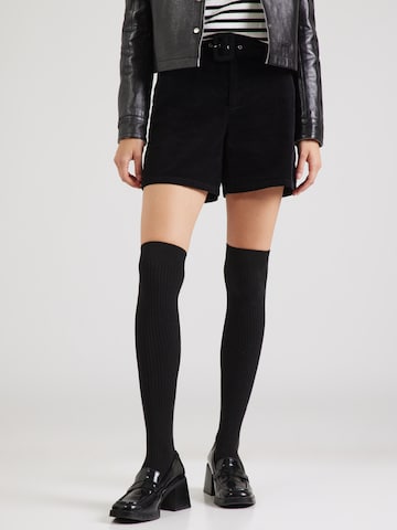 ONLY Regular Shorts 'ONLNESSA' in Schwarz: Vorderseite