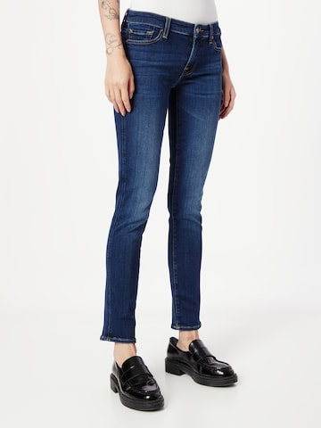 Coupe slim Jean 'PYPER' 7 for all mankind en bleu : devant