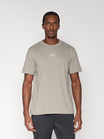 pilka NIKE Sportiniai marškinėliai 'PRO': priekis