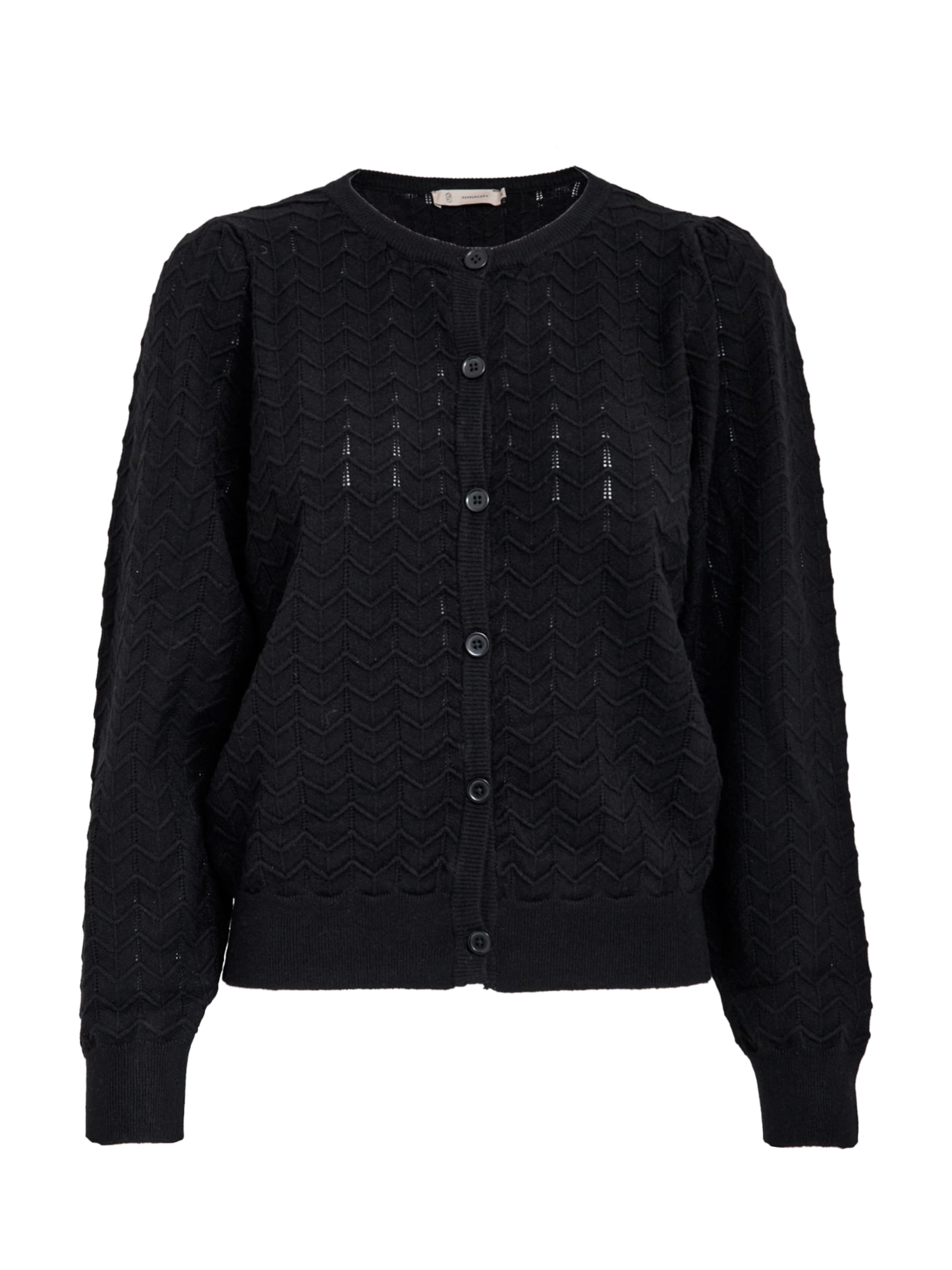 Peppercorn - Cárdigan 'Rosy' en negro: frente