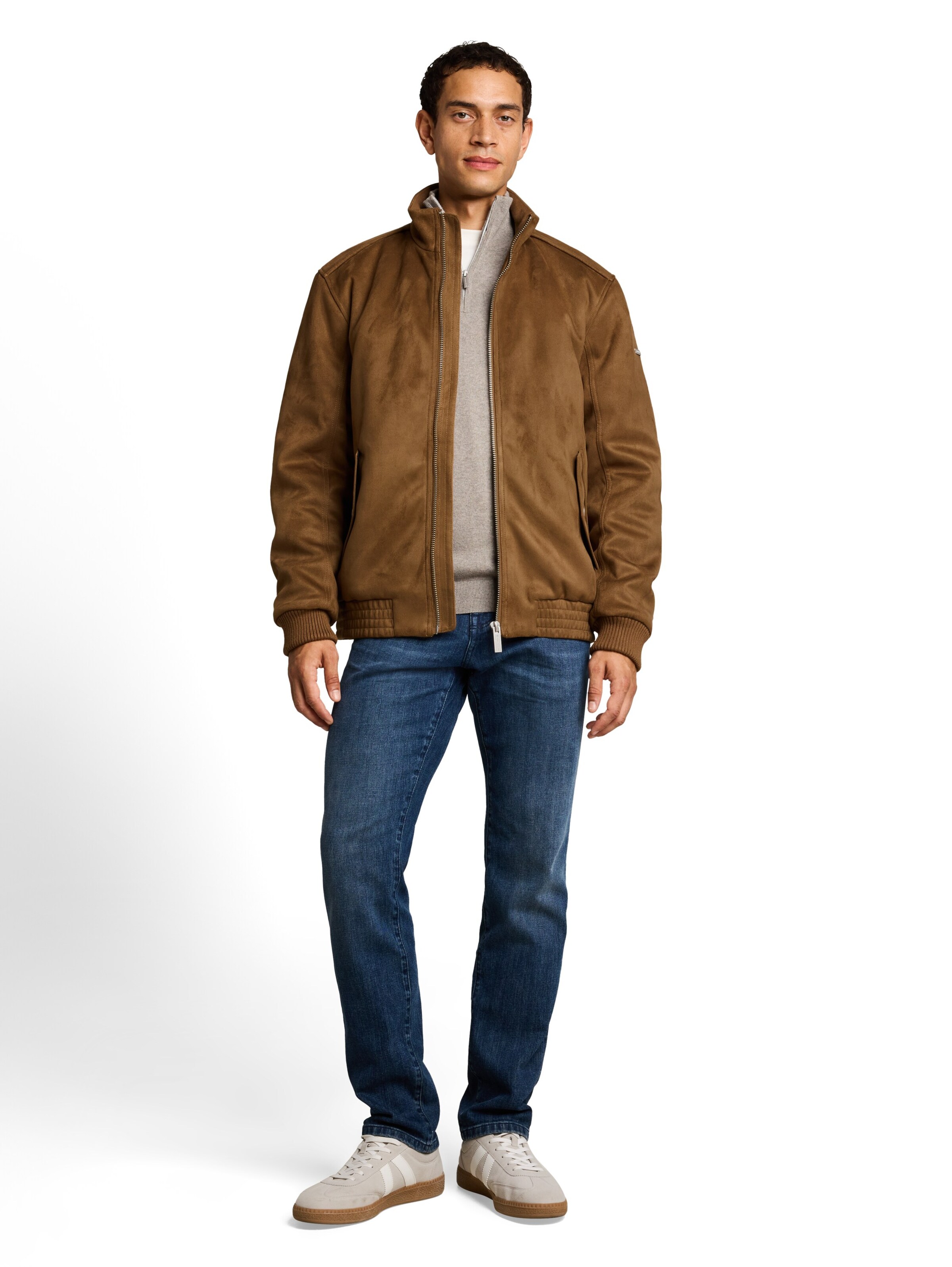 TOM TAILOR Between-season jacket in Brown