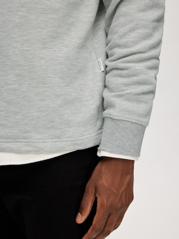 SELECTED HOMME Sweatshirt 'Dimmy' in Grey