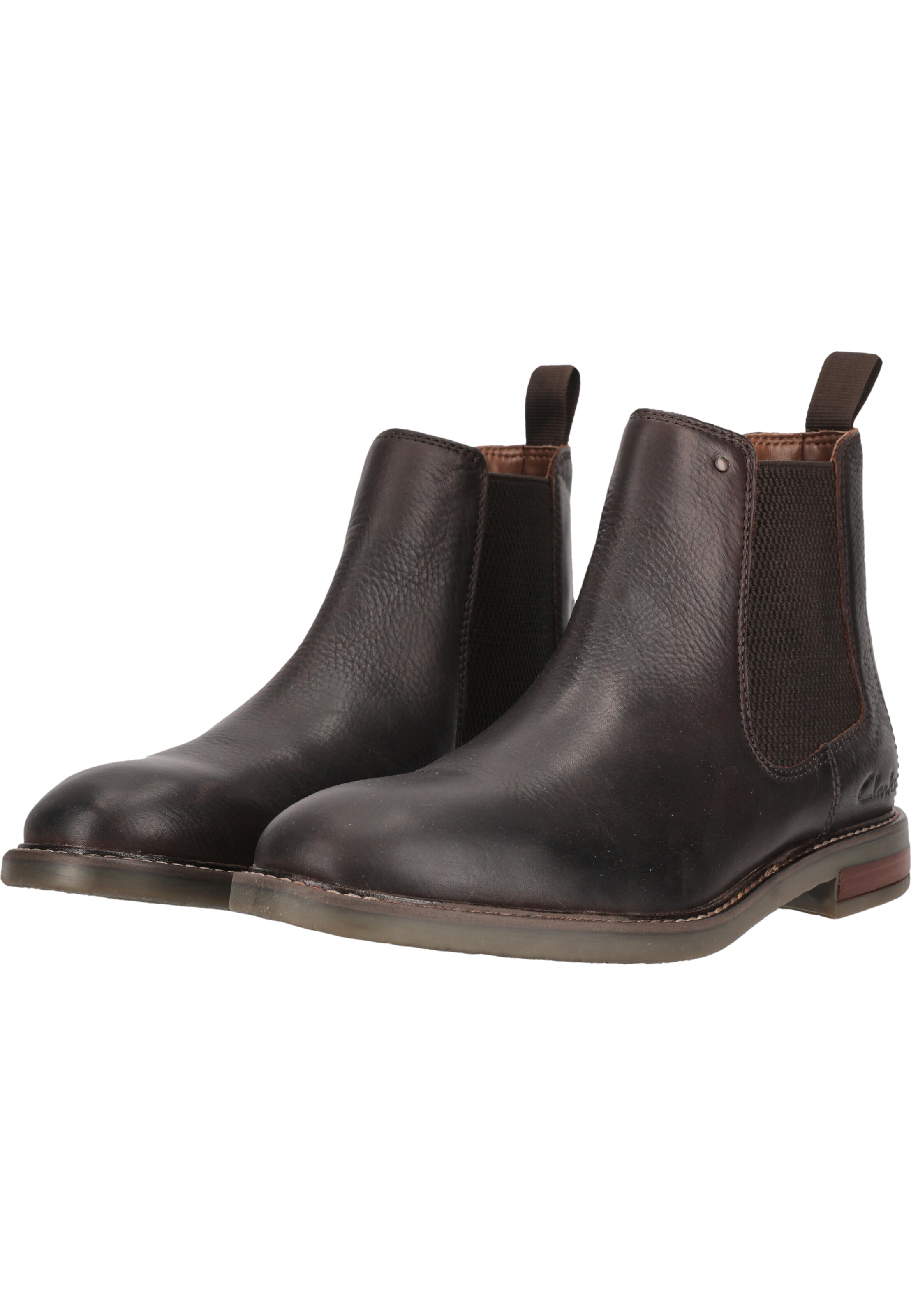 CLARKS Chelsea boots 'Jaxen Easy' in Bruin