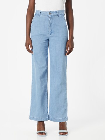 NÜMPH Wide leg Jeans 'AMBER' in Blue: front