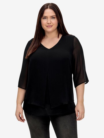 SHEEGO Tunic in Black: front