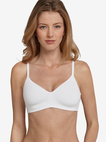 Invisible Soutien-gorge ' 95/5 ' SCHIESSER en blanc : devant