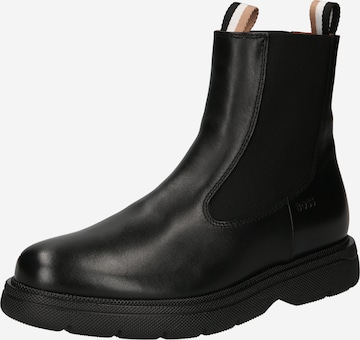 BOSS Orange - Botas chelsea 'JACOB' em preto: frente