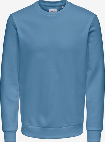 Only & Sons Sweatshirt 'Ceres' in Blauw: voorkant