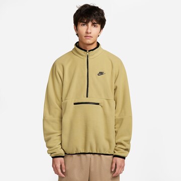Nike Sportswear Sweatshirt 'Club+ Polar' in Yellow: front