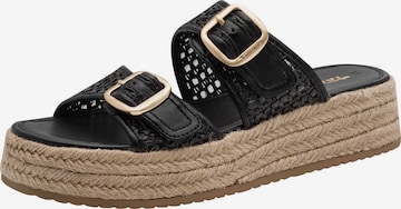 Tamaris - Sapato aberto em preto: frente