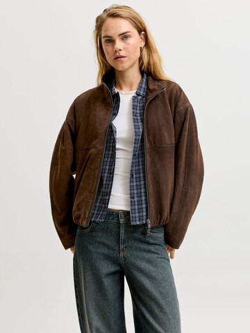 Veste mi-saison JJXX en marron : devant