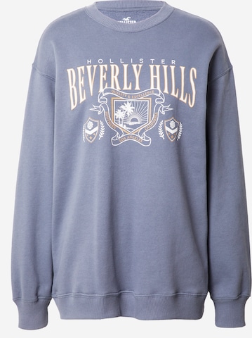 Sweat-shirt HOLLISTER en bleu : devant