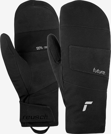 REUSCH Athletic Gloves 'Futu:re Mitten' in Black: front