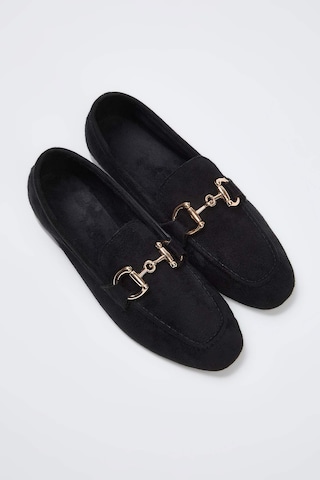 Trendyol Παντοφλέ 'Loafer Shoes' σε μαύρο