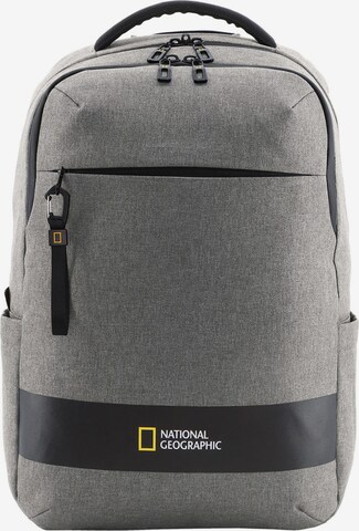 National Geographic Backpack 'SHADOW' in Grey: front