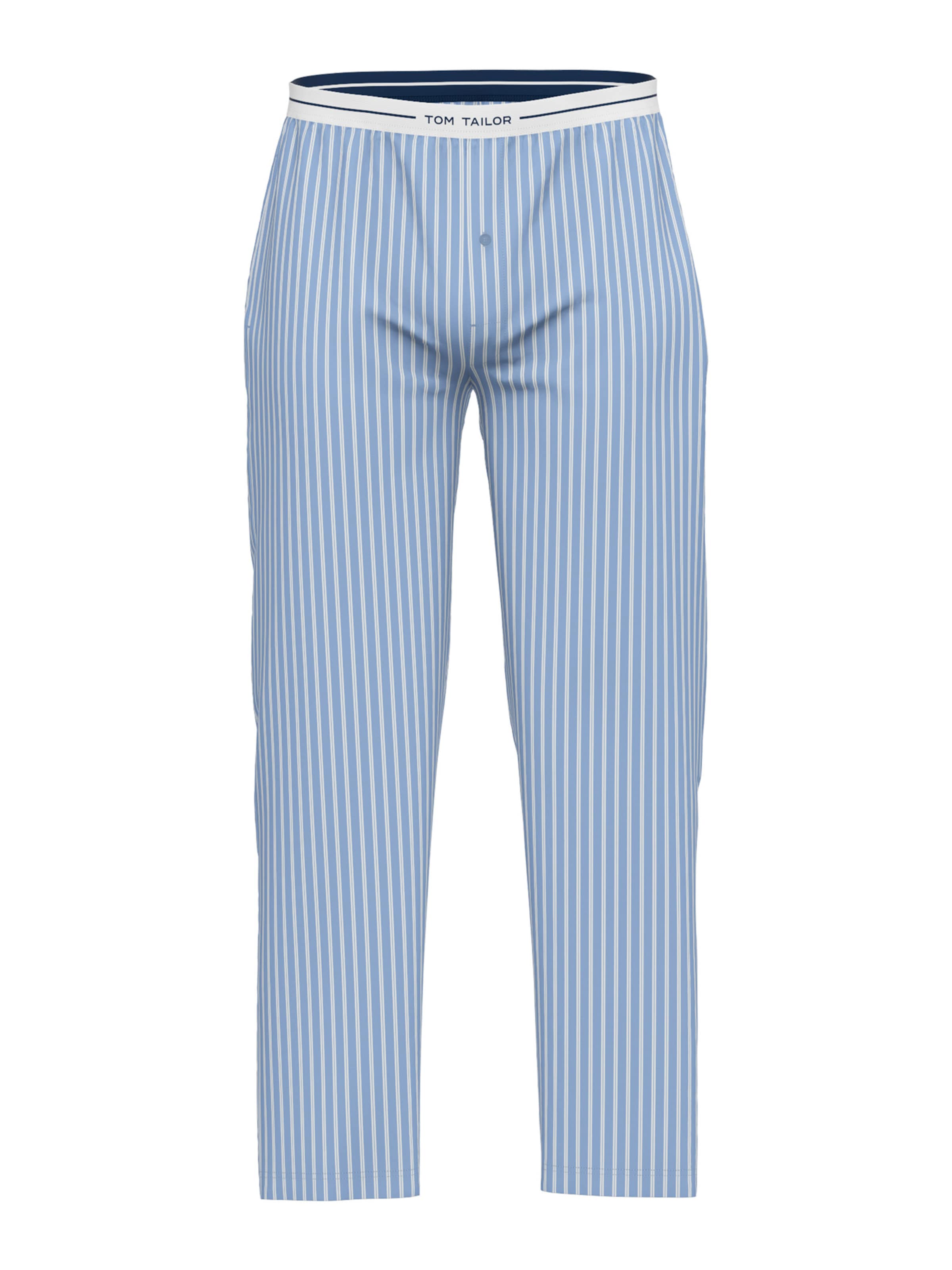 Pantalon de pyjama TOM TAILOR en bleu : devant