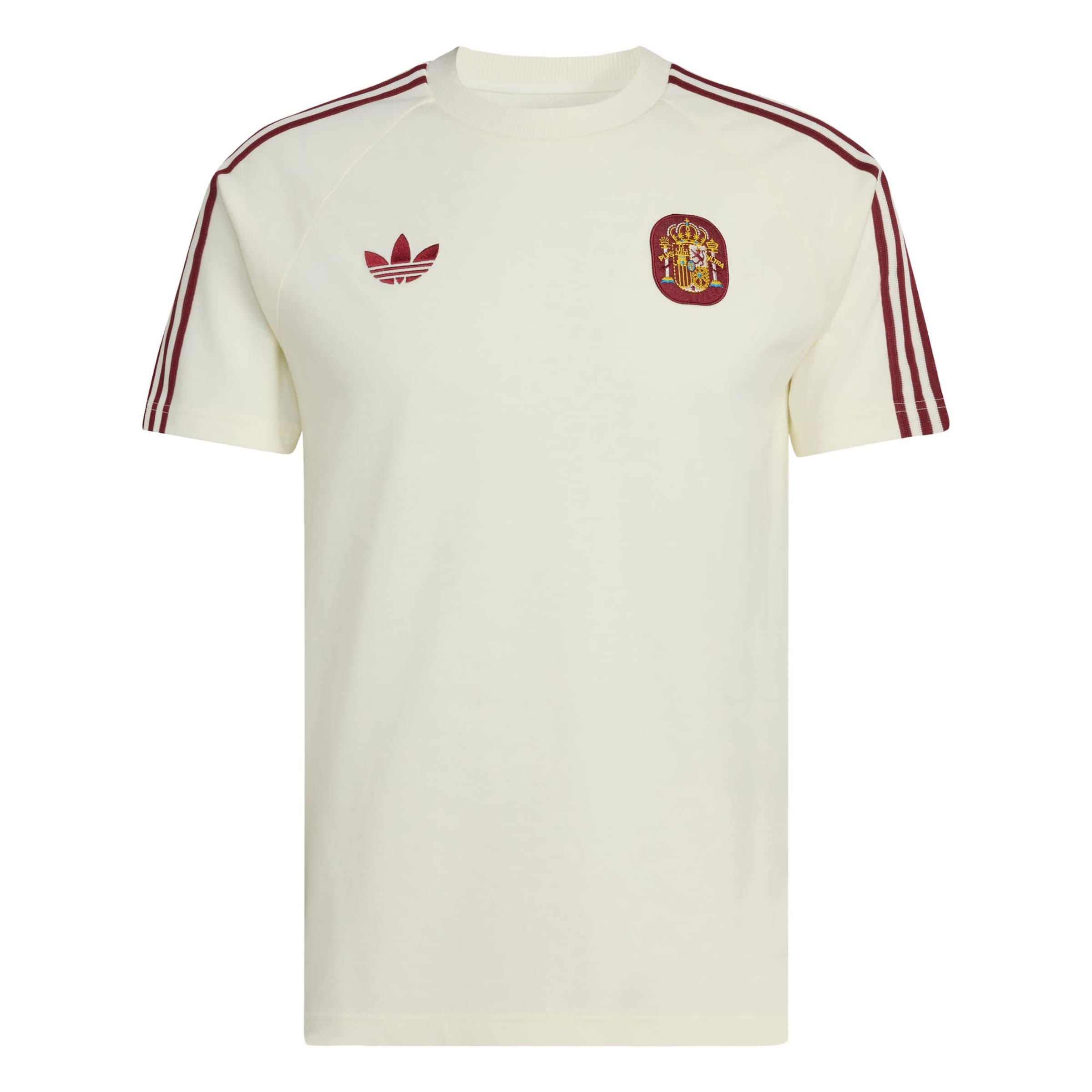 ADIDAS PERFORMANCE Funktionsshirt 'Spanien' in goldgelb / bordeaux / offwhite, Produktansicht