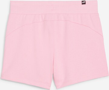 PUMA Обычный Спортивные штаны 'ESS 4' в Ярко-розовый