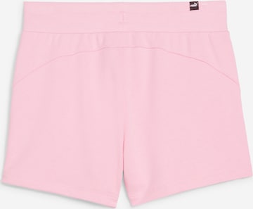 PUMA Regular Sports trousers 'ESS 4' in Pink