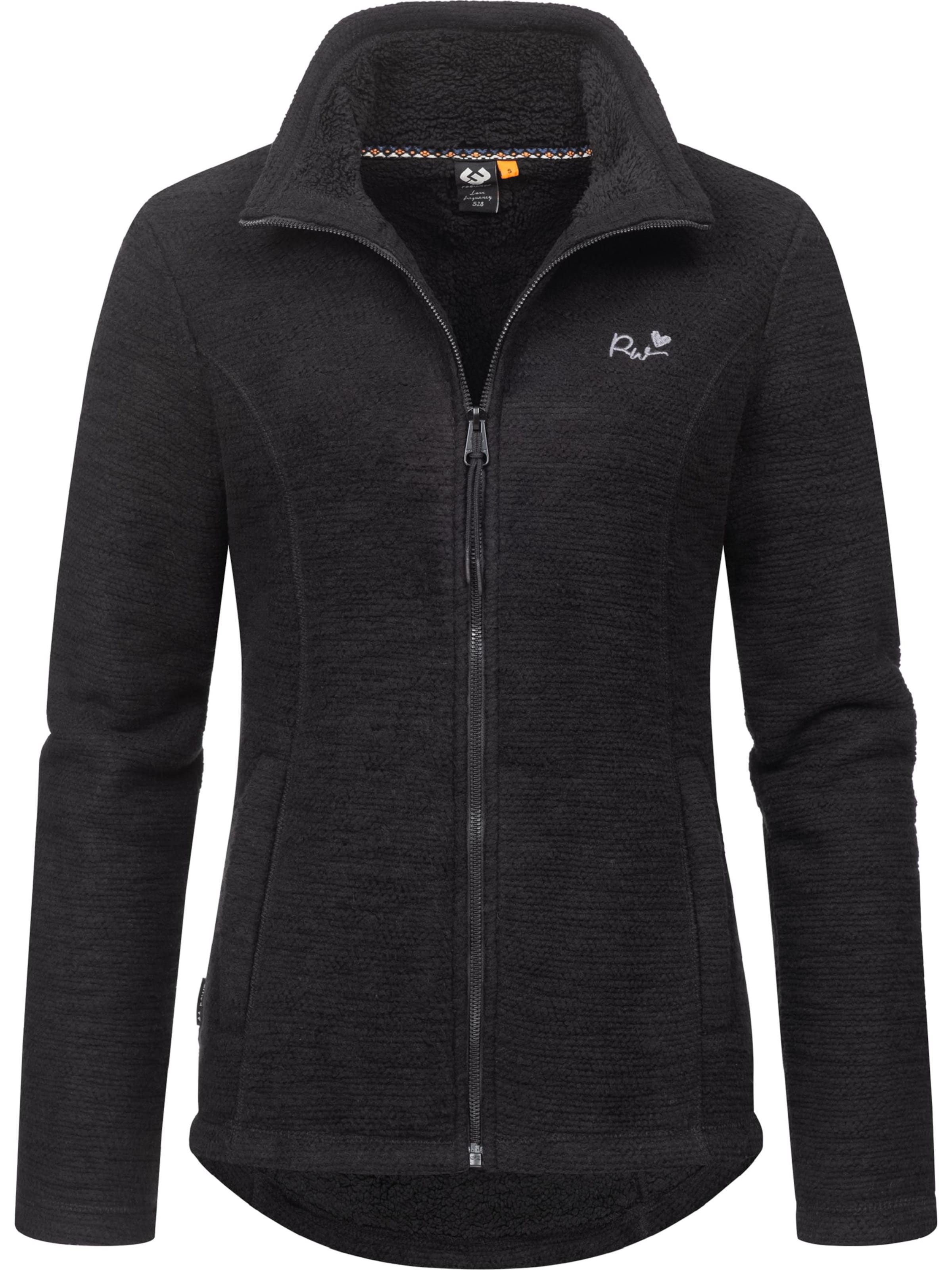 Geacă tricotată de la Ragwear pe negru