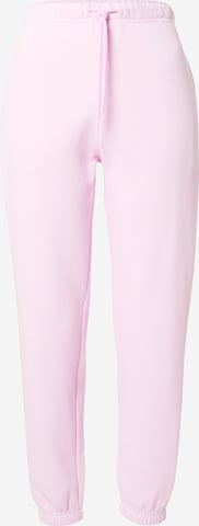 Tapered Pantaloni 'PCChilli' de la PIECES pe roz: față