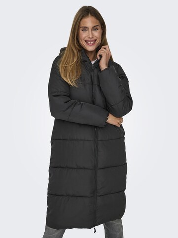 ONLY Wintermantel 'ABBIE ' in Schwarz: Vorderseite