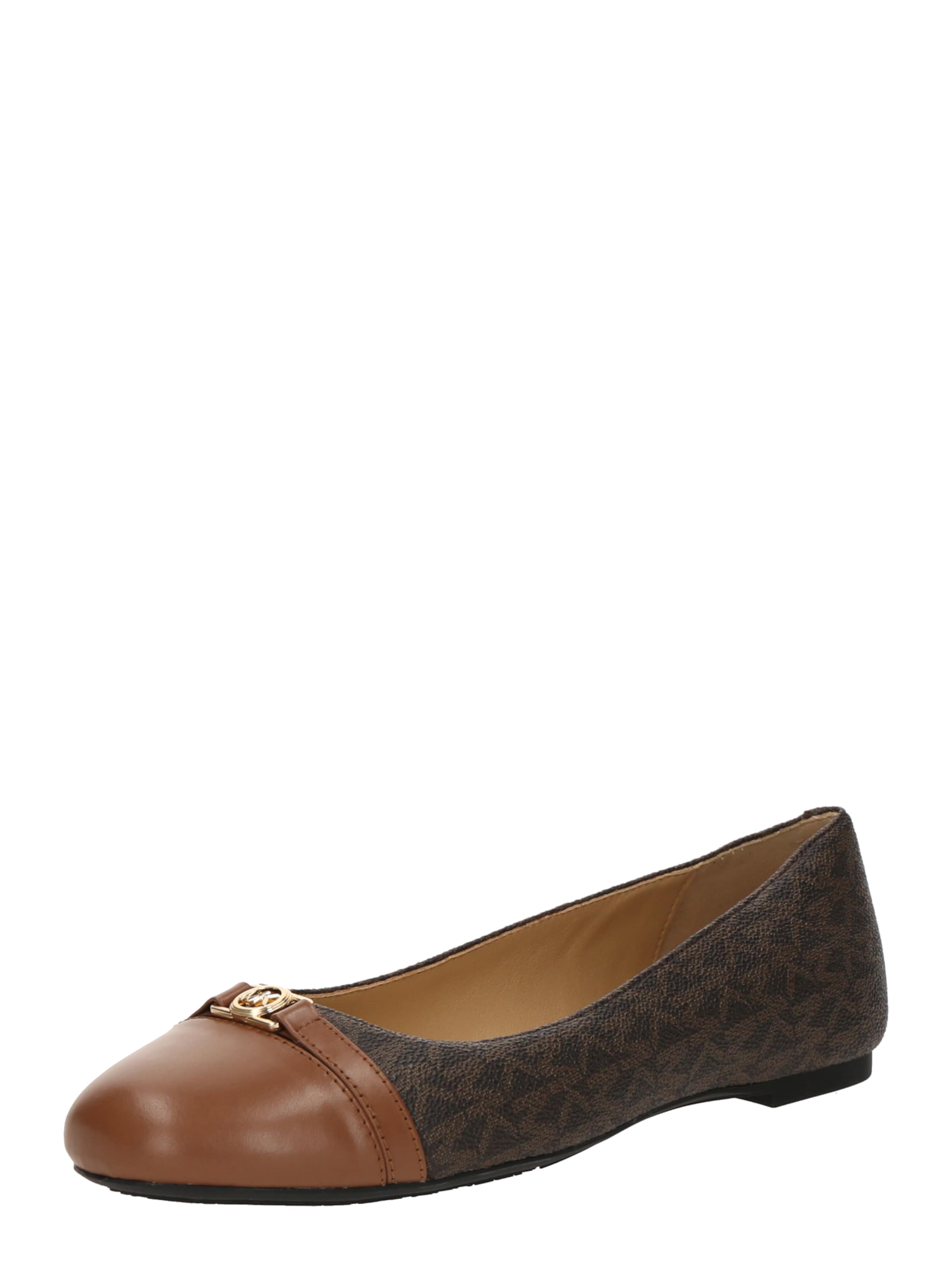 Ballerines MICHAEL Michael Kors en marron : devant