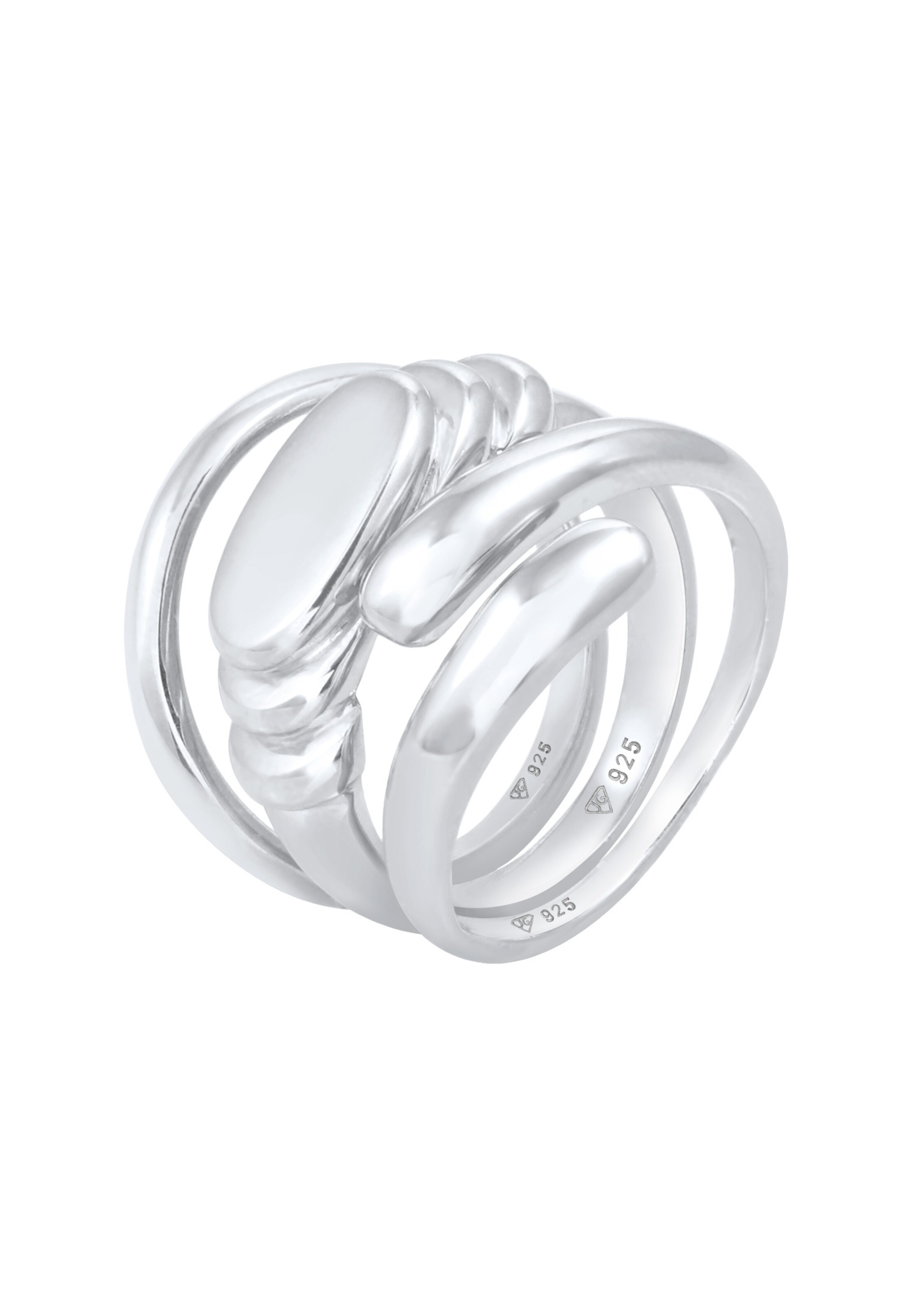 Parure de bijoux ELLI PREMIUM en argent : devant