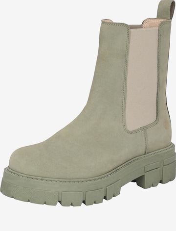 Apple of Eden Chelsea Boots 'CONNY' in Green: front