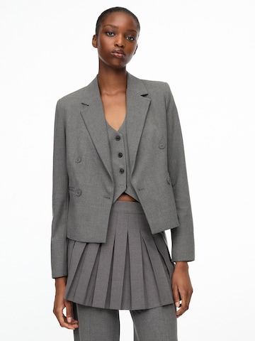 Pull&Bear Blejzer - Sivá: predná strana