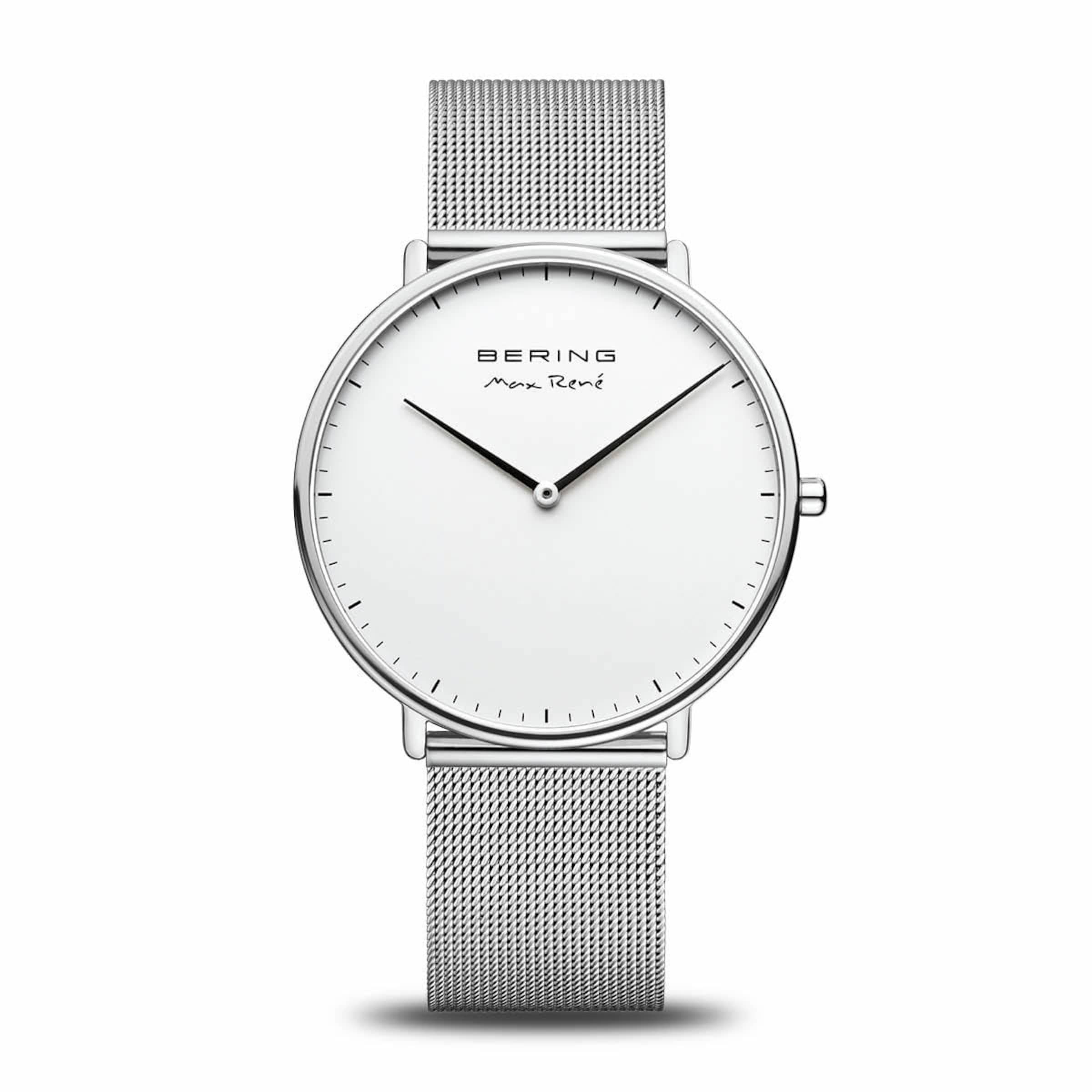 BERING Analog Watch in Silver: front