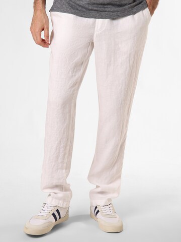 Nils Sundström Chino Pants 'Herrera' in White: front