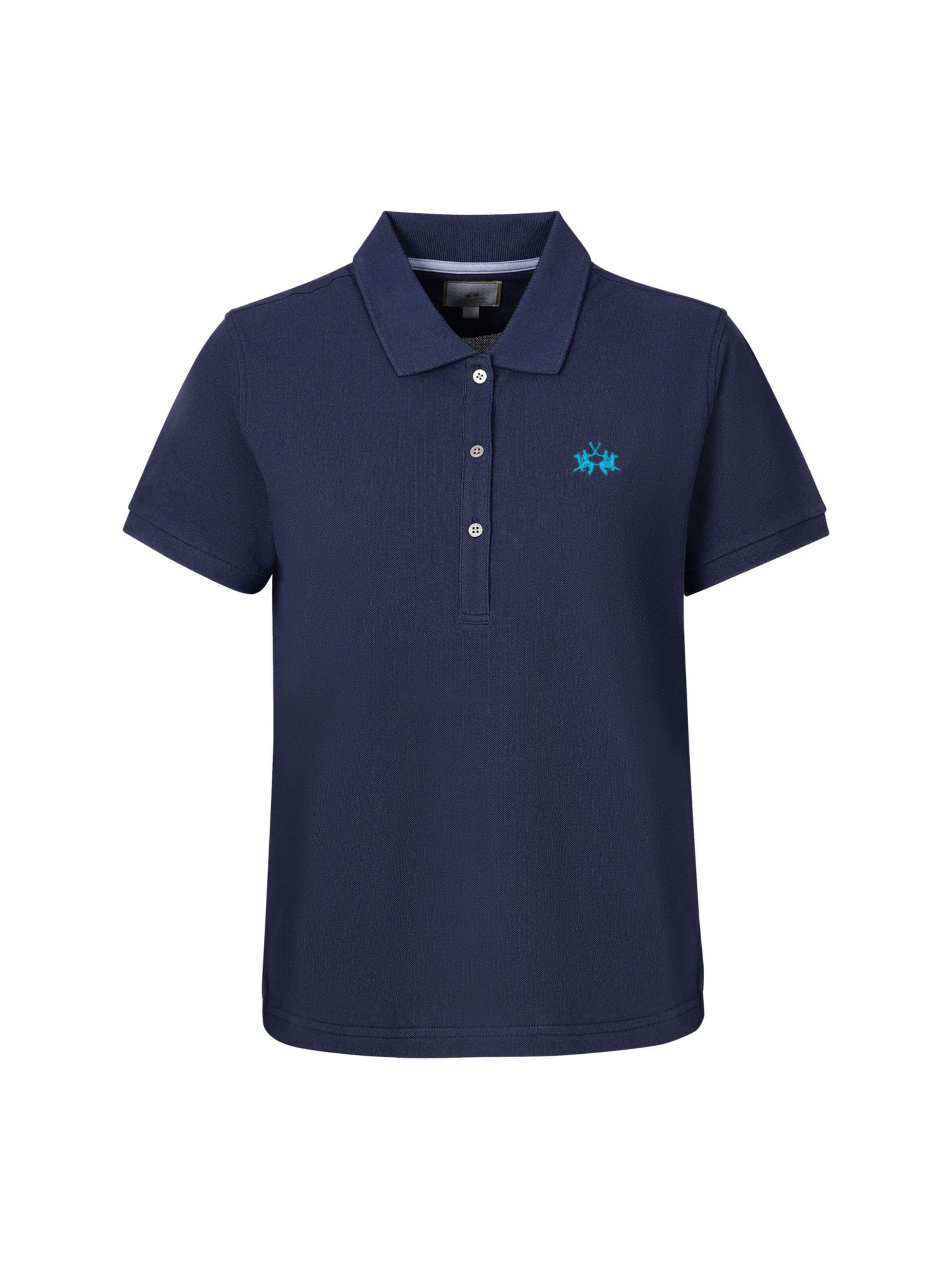 La Martina Poloshirt ' WCP006 ' in Blau: Vorderseite