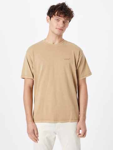 T-Shirt 'Red Tab Vintage' LEVI'S ® en marron : devant