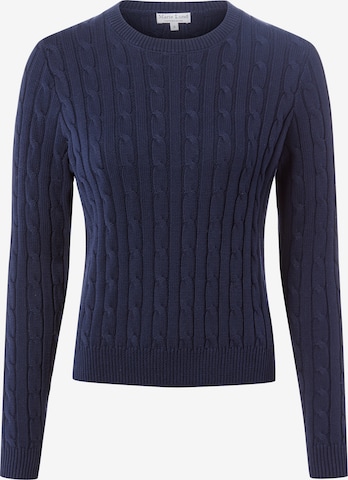 Marie Lund Pullover in Blau: Vorderseite