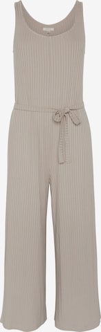 Detto Fatto Jumpsuit in Beige: front