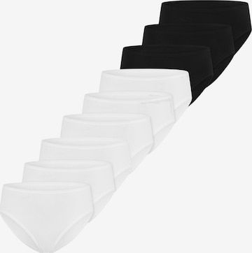 SCHIESSER Slip 'Essentials Cotton' in Schwarz: Vorderseite